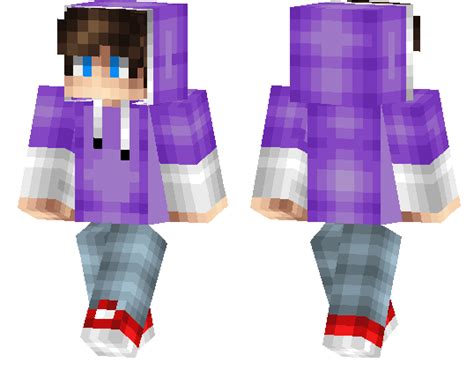 Purple Hoodie Minecraft Pe Skins