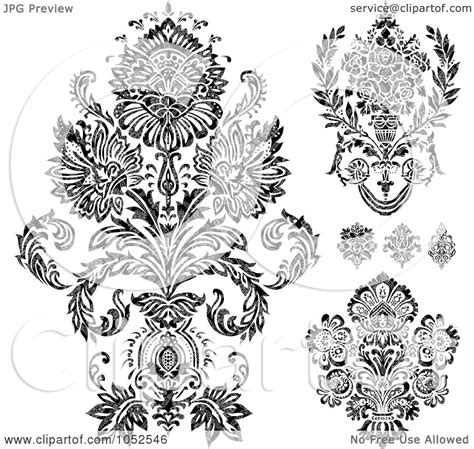 Royalty Free Vector Clip Art Illustration Of A Digital Collage Of Gray