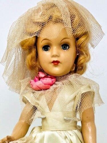 16 Vintage 1940s Composition Bride Doll Fully Dressed Ebay
