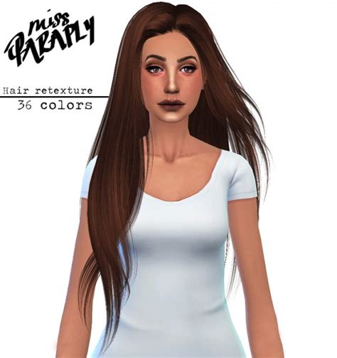 Skysims 251 Hair Retexture At Miss Paraply Via Sims 4