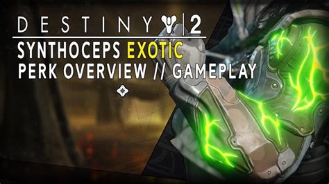 Destiny 2 Synthoceps Titan Exclusive Exotic Perk Overview And Gameplay