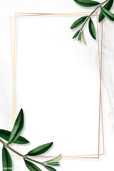 Download gold backgrounds images and photos. Gold frame with green leaves on white background vector ...