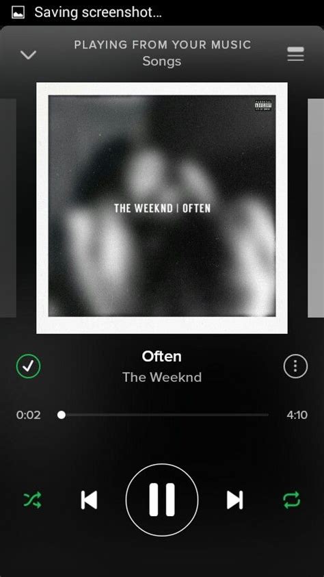 The Weekend Music Playlist Music Mood Spotify Screenshot