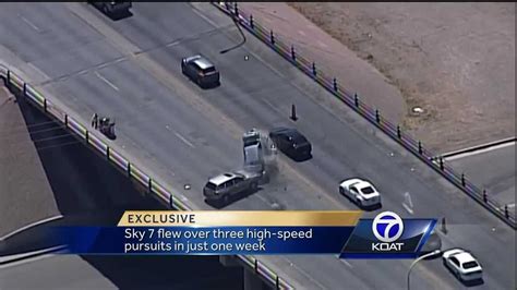 Exclusive Video Shows Third High Speed Chase In A Week