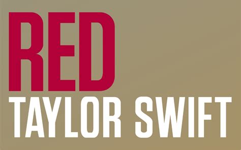 Taylor Swift Red Svg