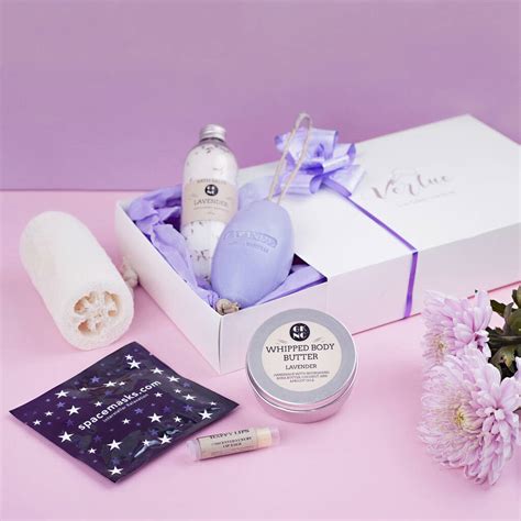 The Big Lavender Box Luxury Bath Care T Set By Vertuebox