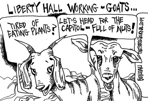 Cartoon Goats Headed For The Capitol Opinion State