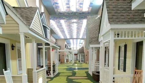 Senior Residence For Dementiaalzheimers Creates Indoor Front Porches