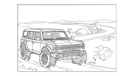 Blue Oval Releases 2021 Ford Bronco and F-150 Coloring Pages For Kids
