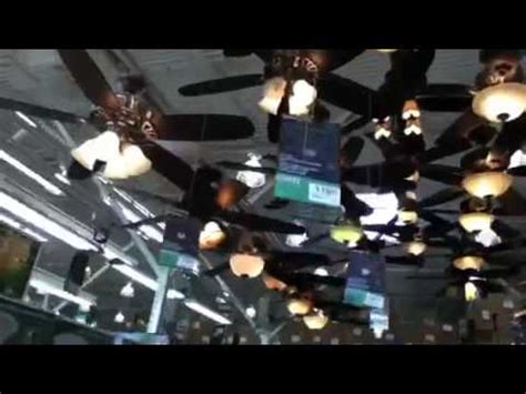 Welcome to my ceiling fan & accessories store where you can get great ideas on some ceiling fan varieties and /or their accessories. Menards ceiling fan display - YouTube
