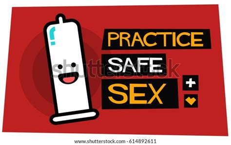 Practice Safe Sex Sexual Health Poster Stock Vector Royalty Free 614892611 Shutterstock