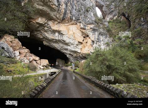 Road Through Grand Arch Jenolan Caves Blue Mountains New South Wales Australia Stock Photo Alamy