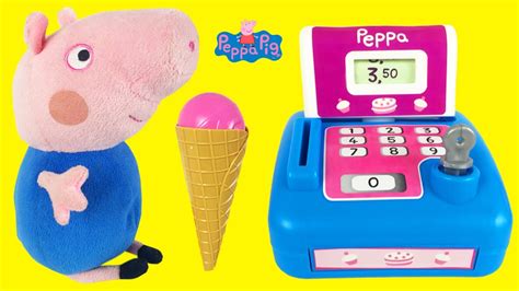 Peppa houdt van ijs tekenfilm. Peppa Pig Ijsje - Peppa Pig En George Spelen Met Cupcakes Ijsjes En Kassa Speelgoed Filmpje ...
