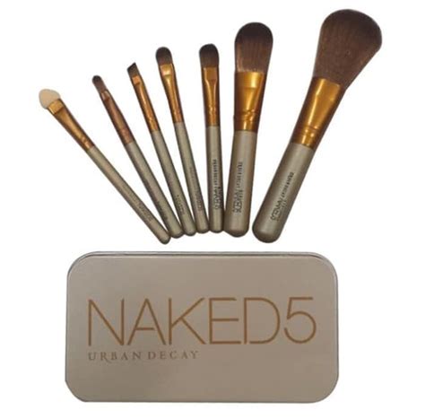 Jual Naked 5 Brush Kaleng 7 In 1 Make Up Brush Set Naked 5 Isi 7 Kuas Di Lapak Arman Mahendra