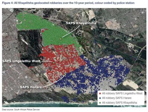 Crime Mapping Of Khayelitshas Three Police Stations Shows Where Crimes