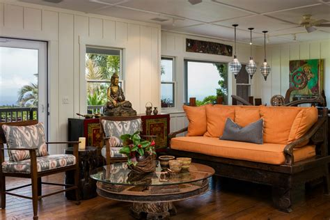 Hawaiian Cottage Style Eclectic Living Room Hawaii By Fine