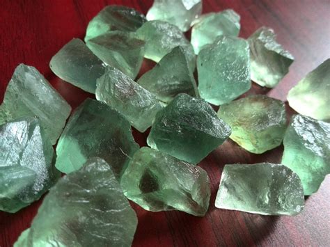 Natural Green Fluorite Raw Rough Gemstones Chunks Loose Etsy