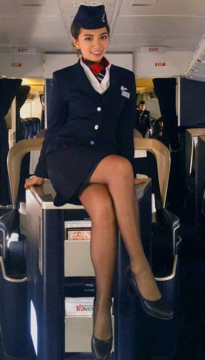 Flight Attendant Fashion Flight Attendant Uniform Airline Attendant Pantyhose Outfits