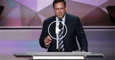 Thiel At Rnc ‘i Am Proud To Be Gay The New York Times