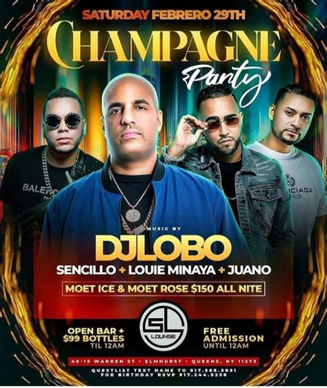 Champagne Party At Sl Lounge Tickeri Concert Tickets Latin Tickets