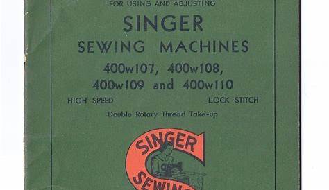 singer sewing machines manuals m1000