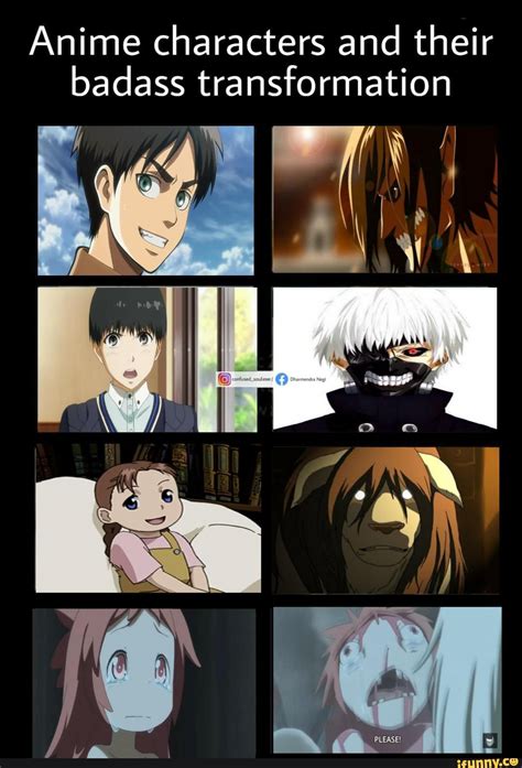 Anime Characters And Their Badass Transformation Ifunny