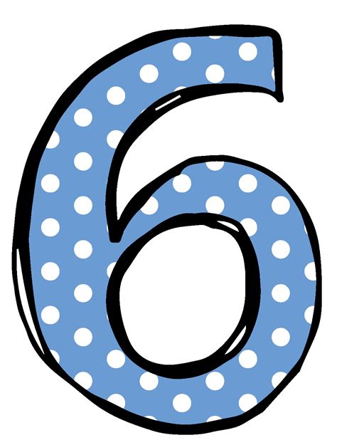 6 Number Transparent Background Png Png Arts