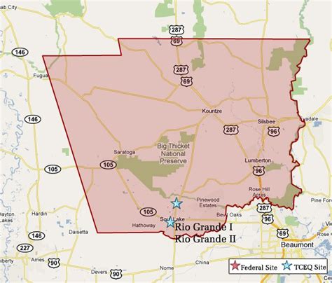 Hardin County Map Texas Commission On Environmental Quality