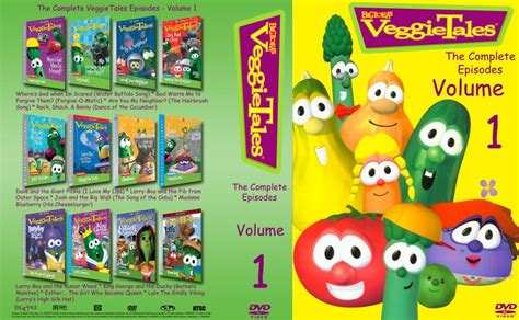 Veggie Tales Complete Episodes Volume 1 Movie Dvd Custom Covers