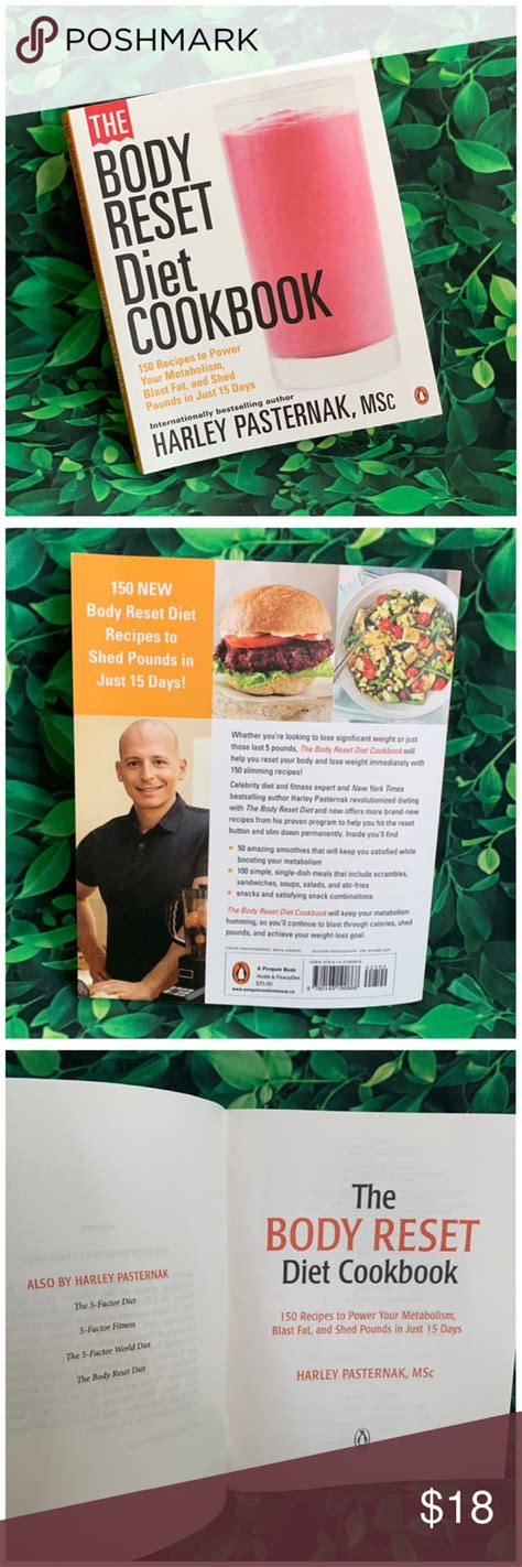 The Reset Diet Cookbook By Harley Pasternak Body Reset Diet Body
