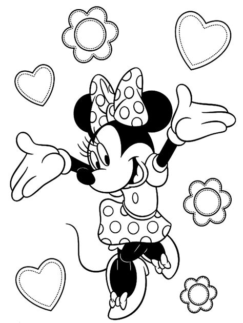Desenhos Para Colorir E Imprimir Minnie