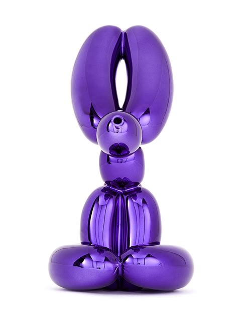Balloon Animal Rabbit Violet Kunsthuizen