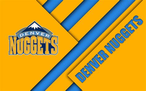 Download Nba Basketball Logo Denver Nuggets Sports 4k Ultra Hd Wallpaper