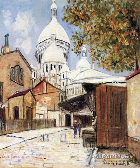 Maurice Utrillo Sacré Coeur De Montmartre Oil Painting Reproductions