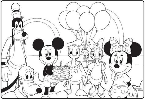 Gambar Mewarnai Miki Mouse Gambar Mewarnai Terbaik