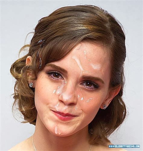 Emma Watson Cum Facial Fake Celebrityfakes U Com