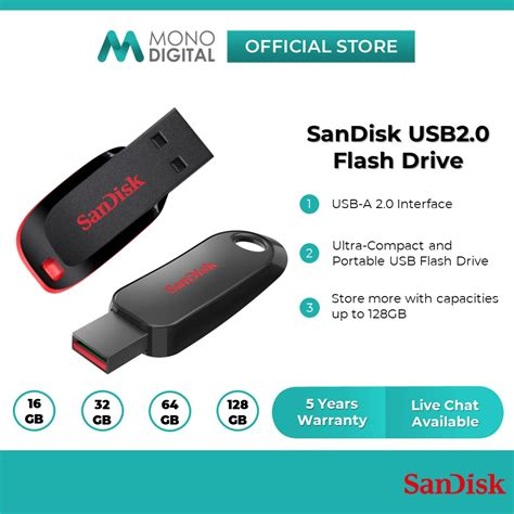 Sandisk Cruzer Blade Pendrive Usb 20 Flash Drive Pendrivethumbdrive