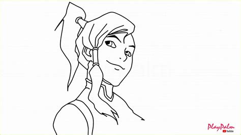 How To Draw Korra From The Legend Of Korra Youtube