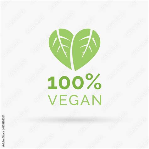 100 Vegan Icon Design 100 Vegan Symbol Design Vegan Food Sign With