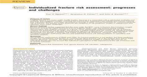 Individualized Fracture Risk Assessment [pdf Document]