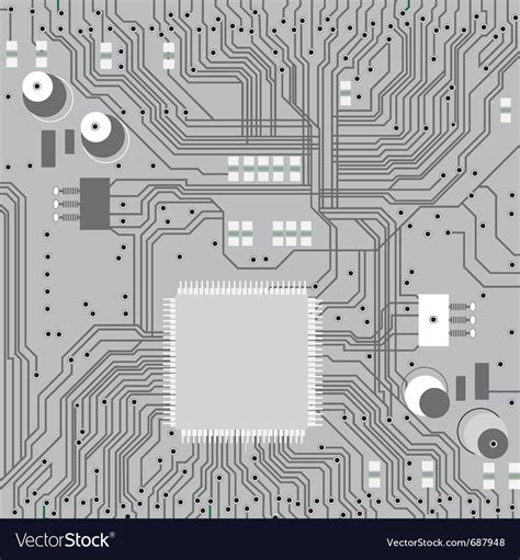Electronic Circuit Board Royalty Free Vector Image Ad Board