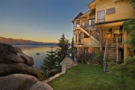 Rustic Revamp On Lake Tahoe California Homes Lakefront Homes