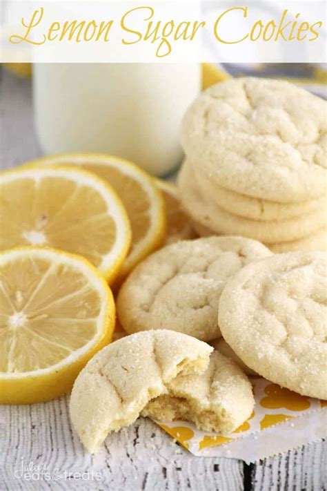 If you love lemon desserts, i have the perfect cookie for you! Lemon Sugar Cookies - Julie's Eats & Treats