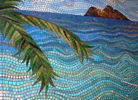 Mokuluas Islands Mosaic Backsplash — Dyanne Williams Mosaics