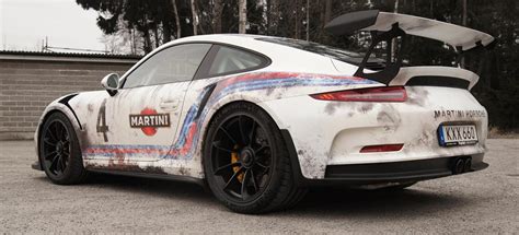 Porsche 911 Gt3 Rs Wrapped As Barn Find