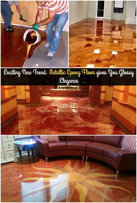 You can recoat an epoxy finish that has lost its sheen or otherwise been damaged, but you have to properly prepare it or the new epoxy won't adhere. Exciting New Trend: Metallic Epoxy Floor gives You Glossy Elegance - DIY & Crafts