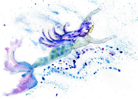 Strange Mermaid Art Stock Illustration Illustration Of Fantasy 120761080