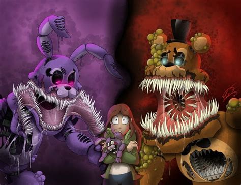 The Twisted Ones Fan Art By Angosturacartoonist Fnaf