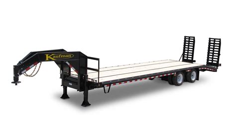 Gooseneck Flatbed Trailer For Sale By Kaufman Trailers