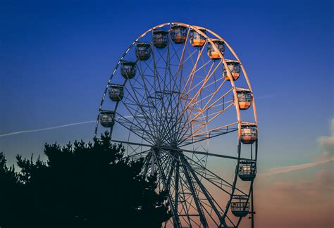 Free Images Ferris Wheel Sky Amusement Park Tourist Attraction